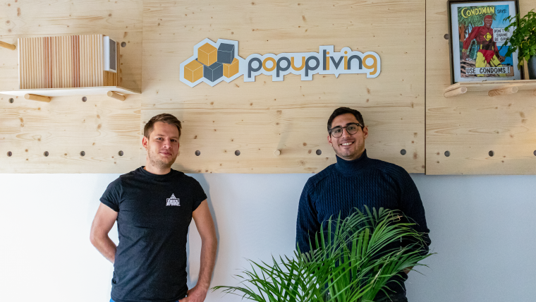 Philipp Linsmeier und Stefan Kapfer von Popup Living